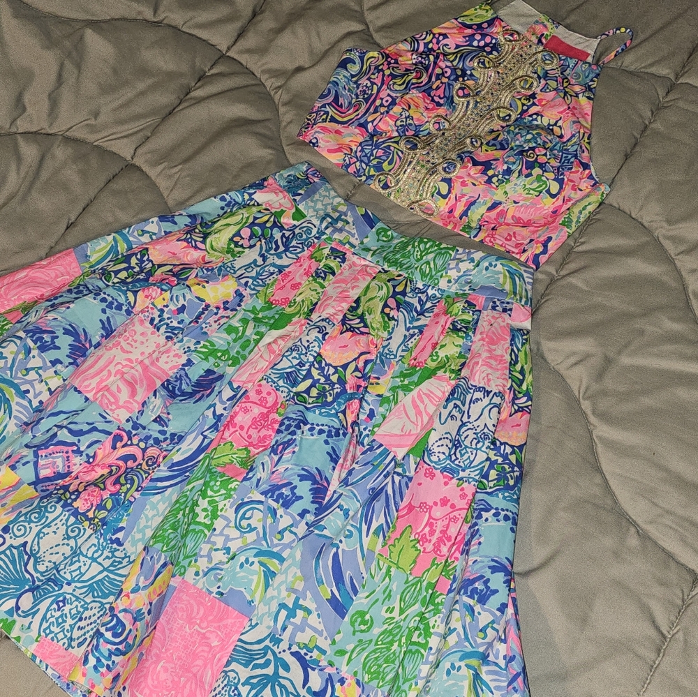 Lilly Pulitzer two peice dress